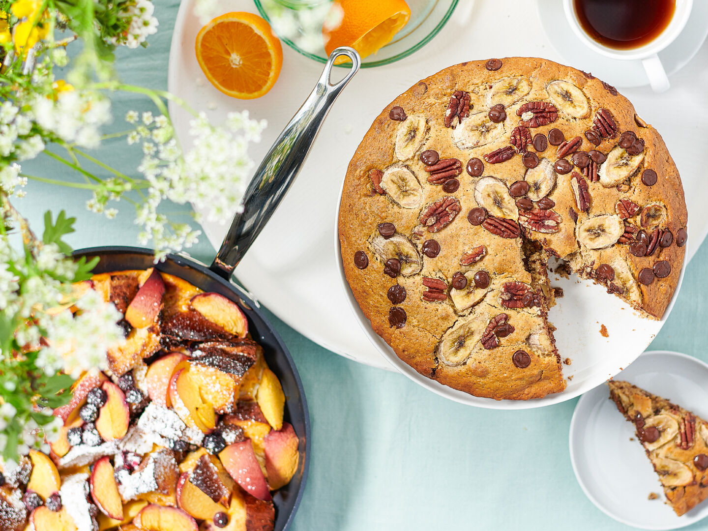 Bananbrød med nødder