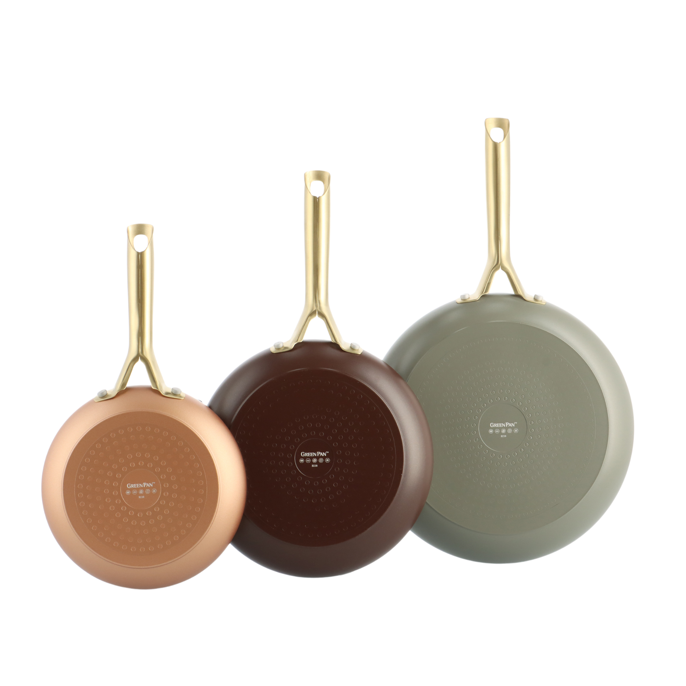 Shades 3-teiliges Bratpfannenset Terra