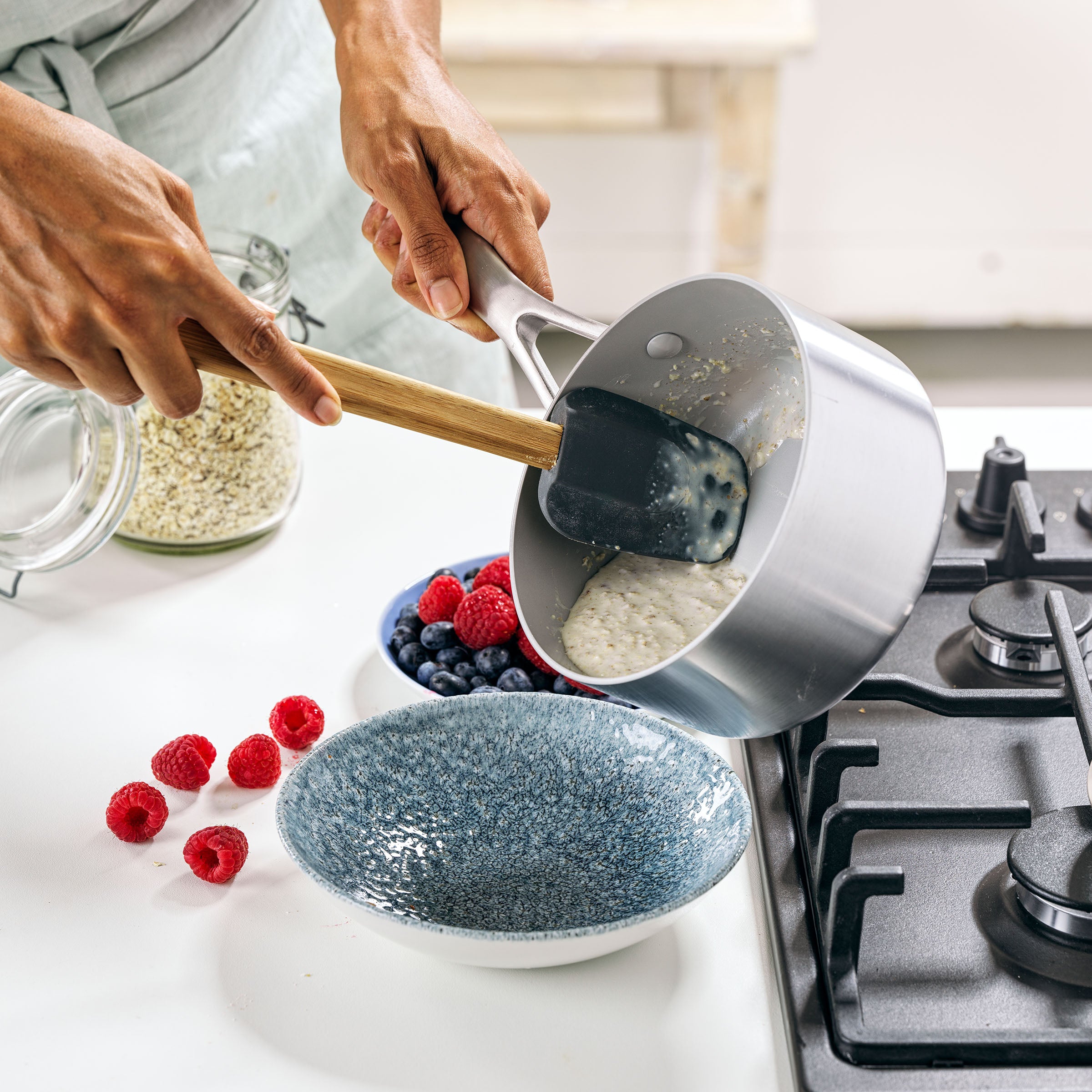 Venice Pro Evershine Steelpan mit Deckel 16 cm