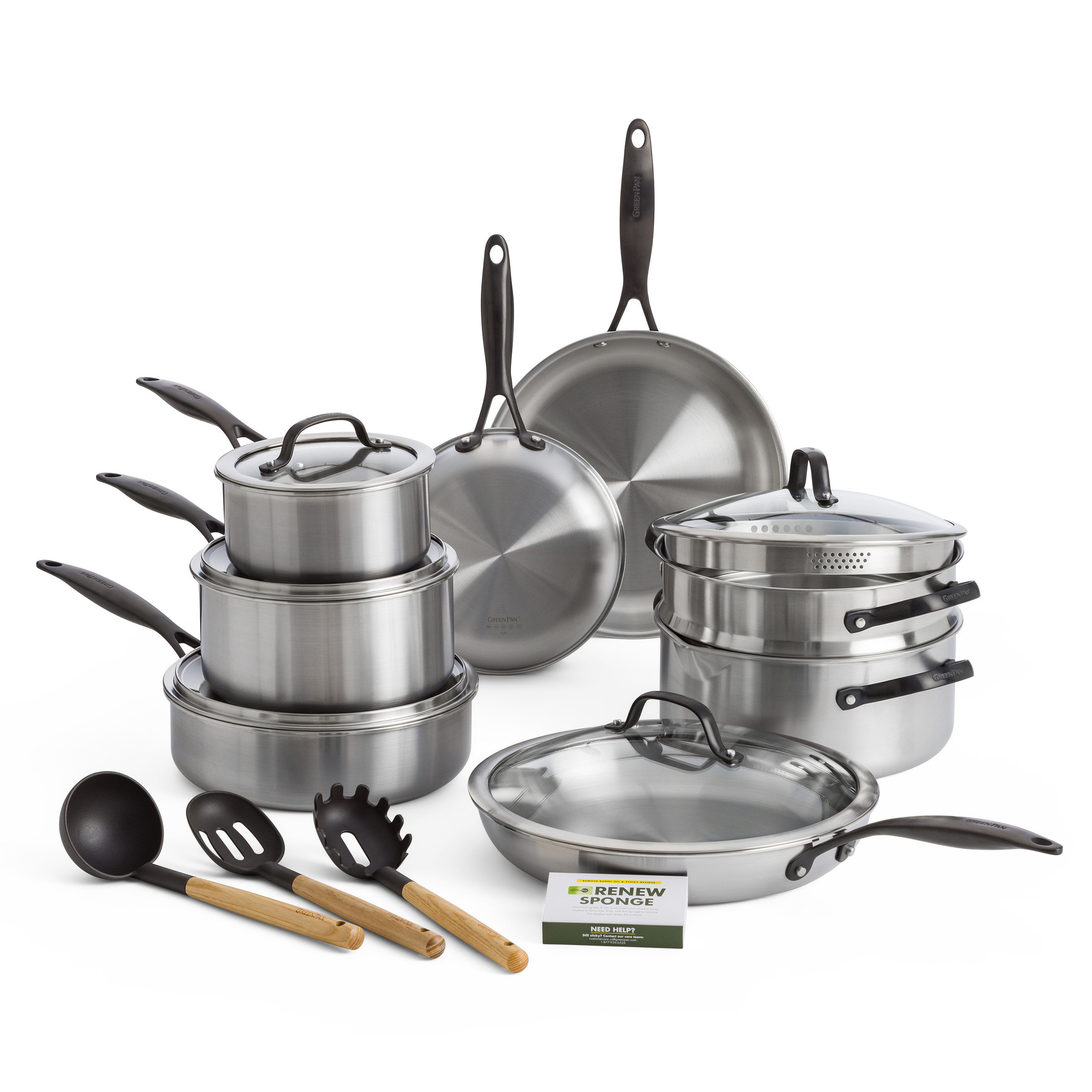 Venice Pro Noir 14-teiliges Set + Utensilien