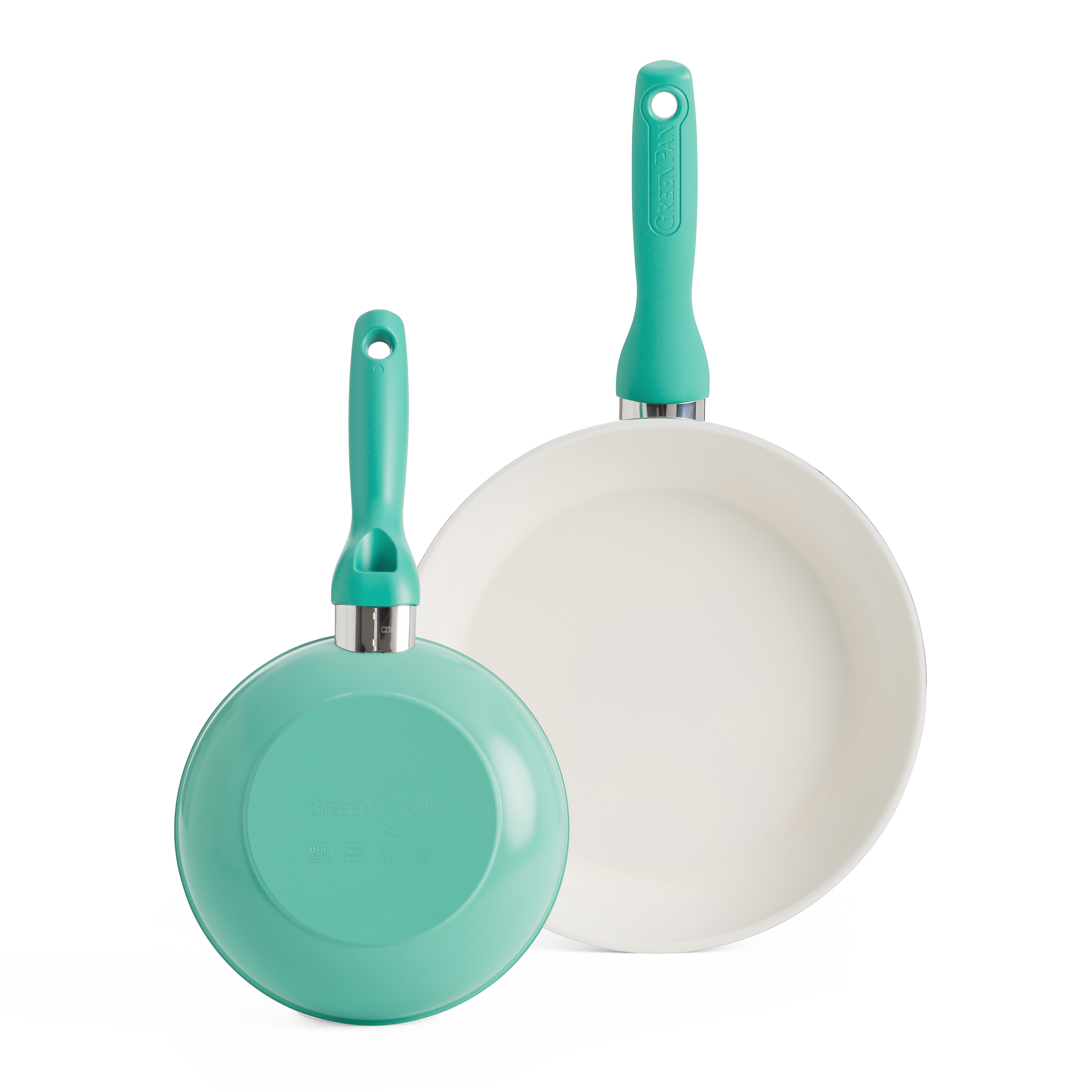 Rio Turquoise Bratentöpfe (18 + 26 cm)