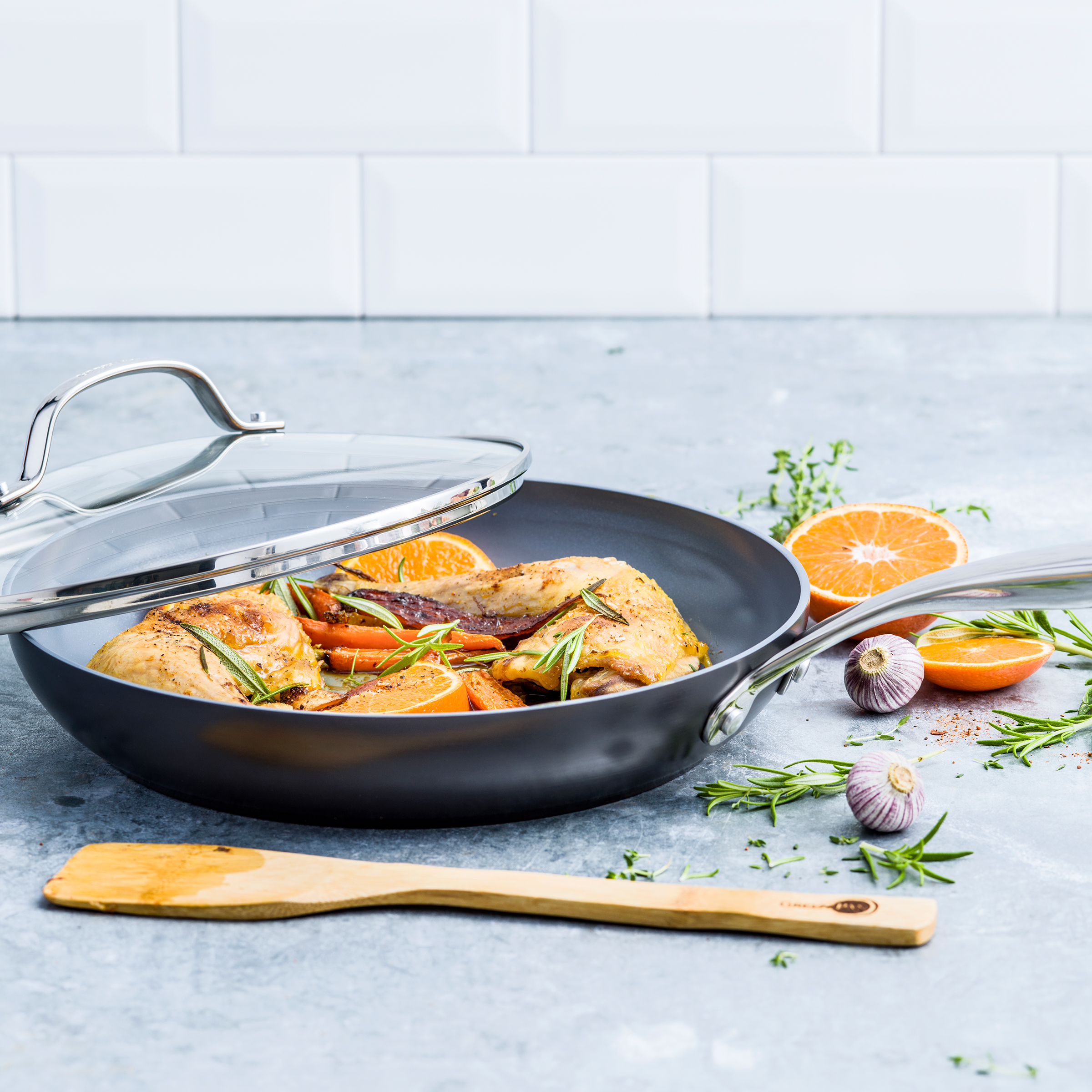 Valencia Pro Bratpfanne 26 cm mit Deckel