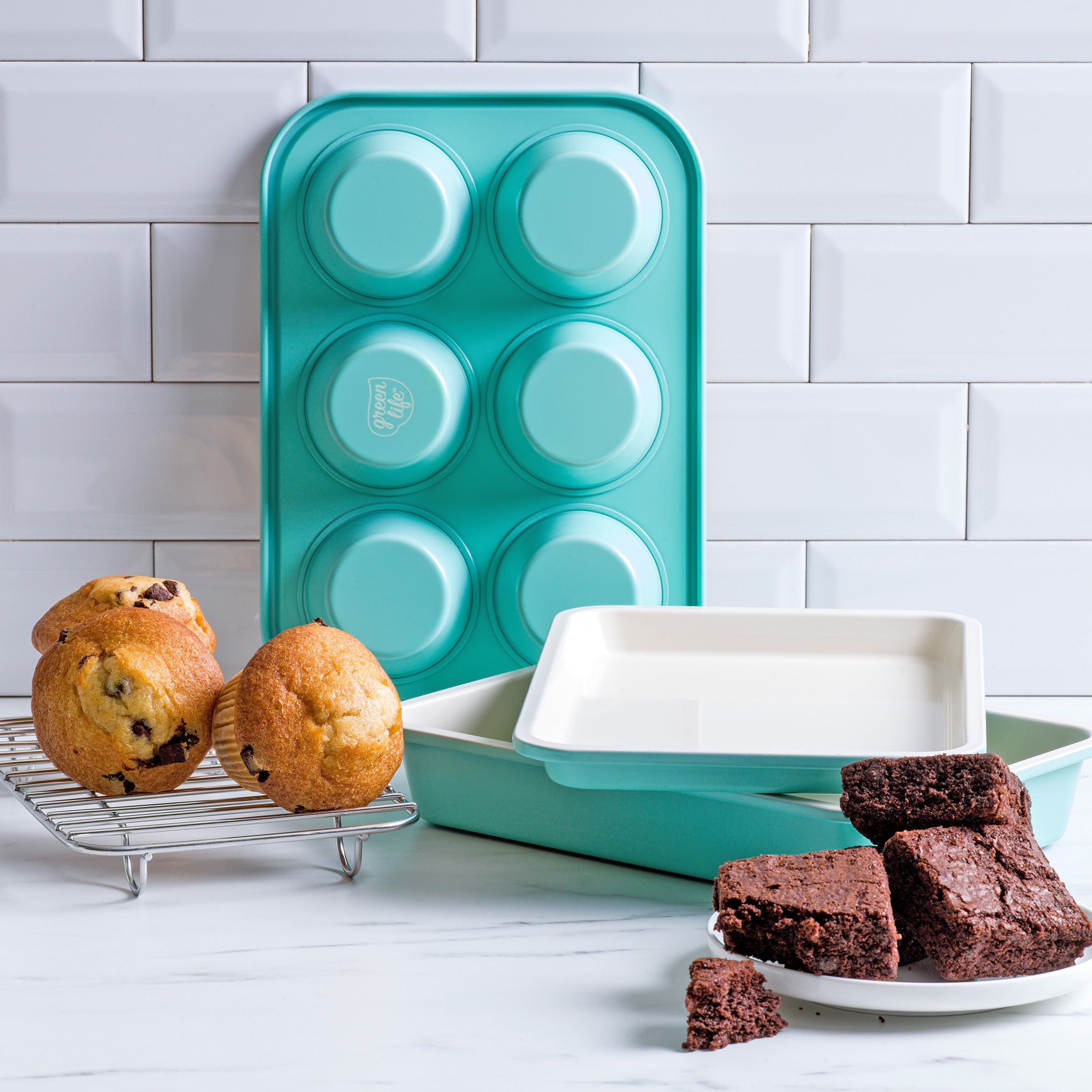 Contour Turquoise 4-teiliges Backset