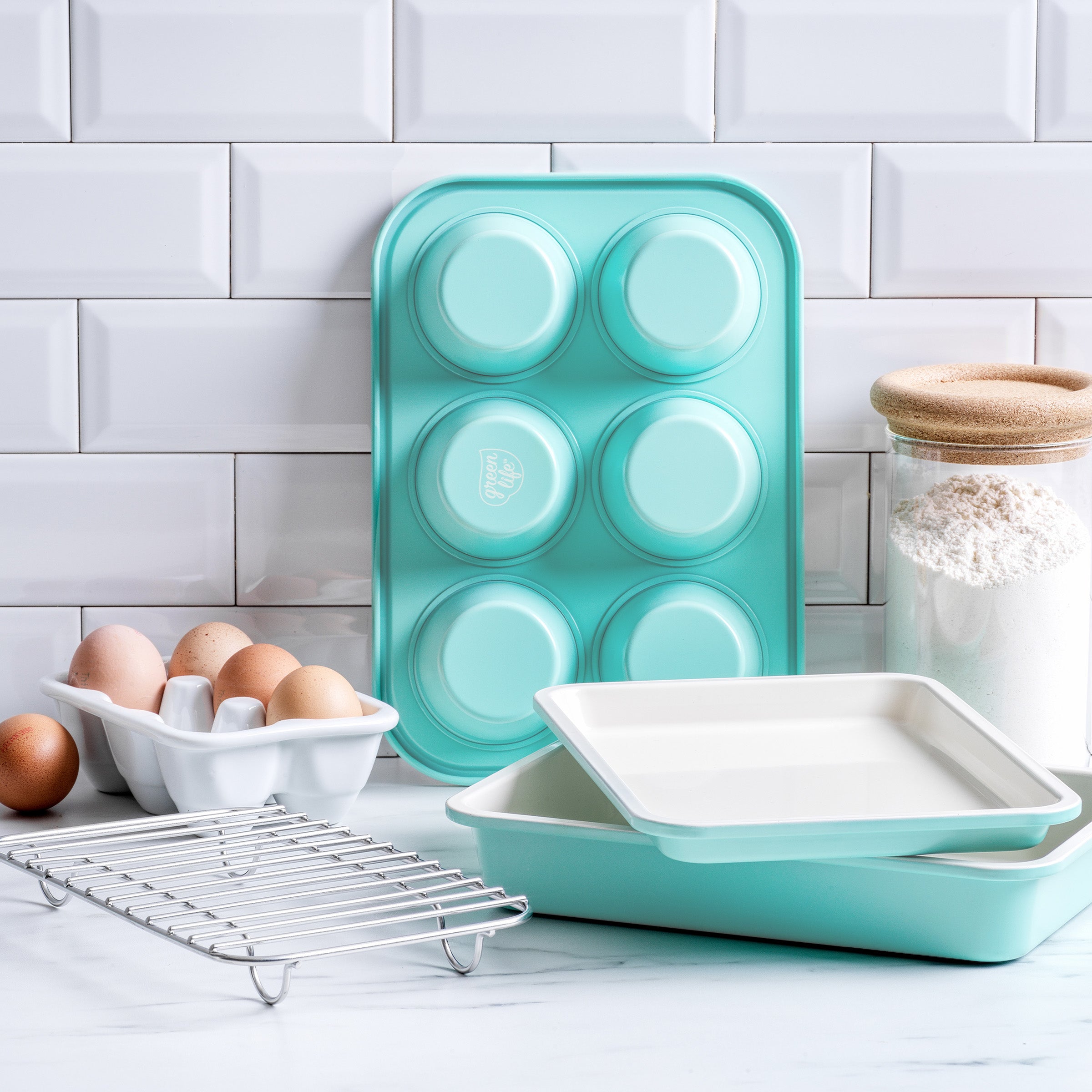 Contour Turquoise 4-teiliges Backset