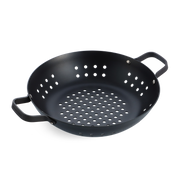 Merten & Storck Grill-Wok aus Karbonstahl, 30 cm
