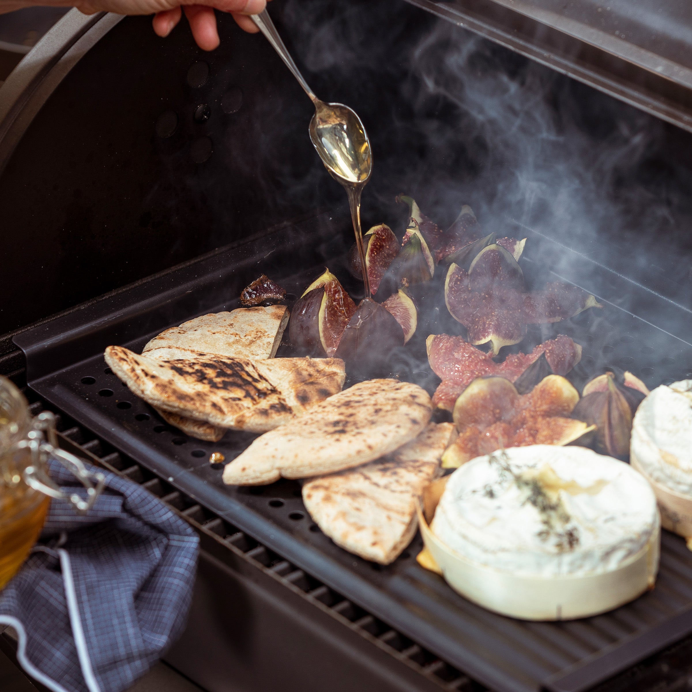 Merten & Storck BBQ-Multi-Grillrost aus Karbonstahl
