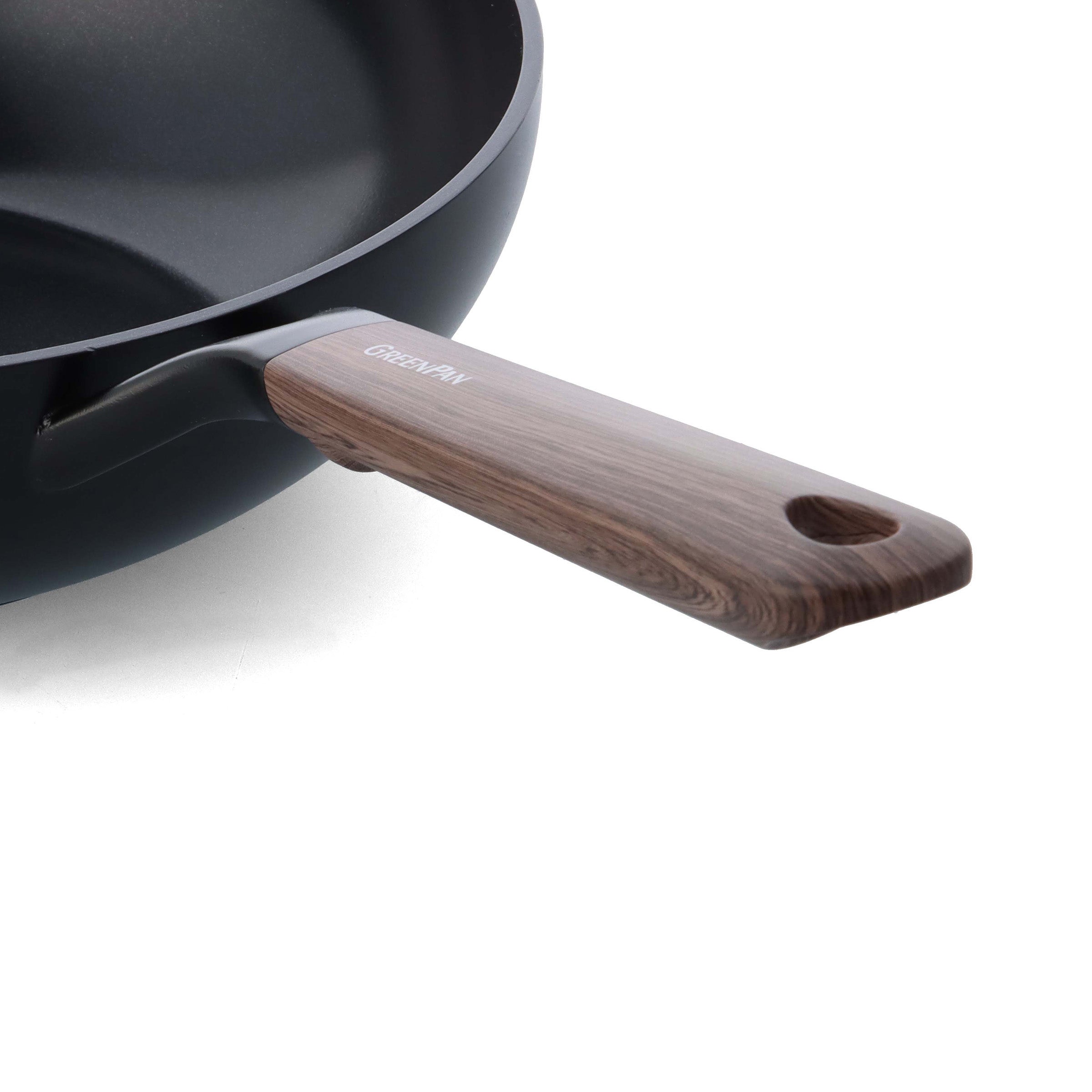 Eco-Smartshape Wokpfanne dunkles Holz 28cm