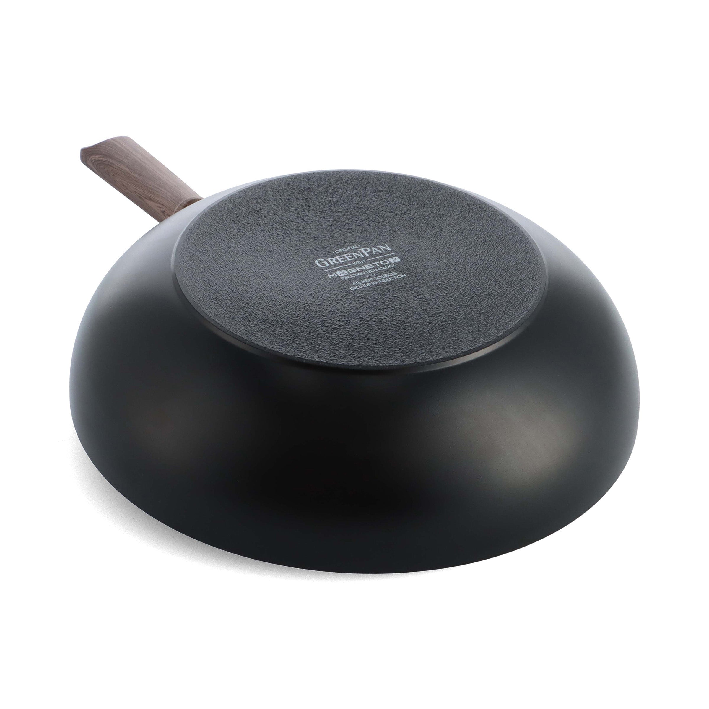 Eco-Smartshape Wokpfanne dunkles Holz 28cm