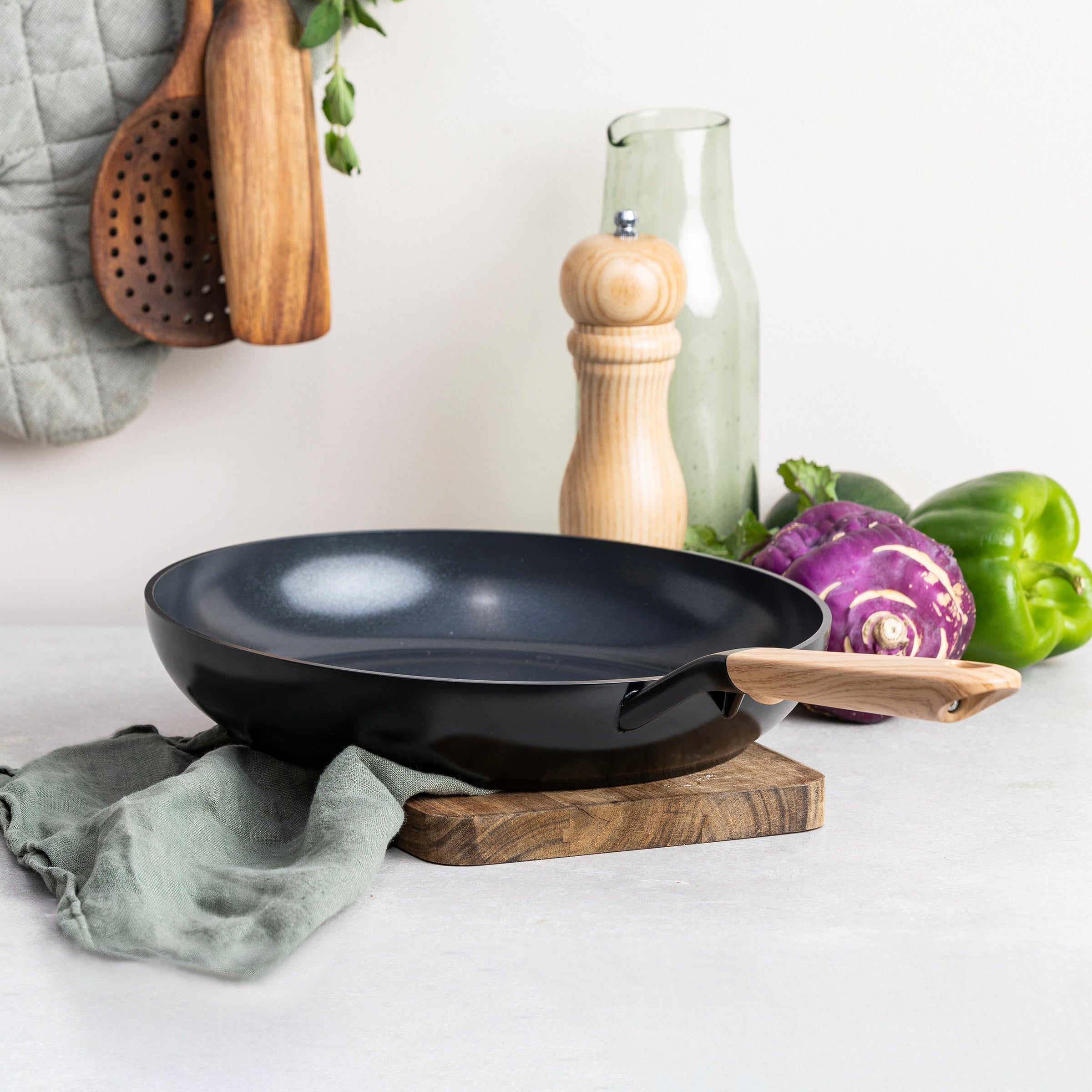 Eco-Smartshape Bratpfanne helles Holz 28cm