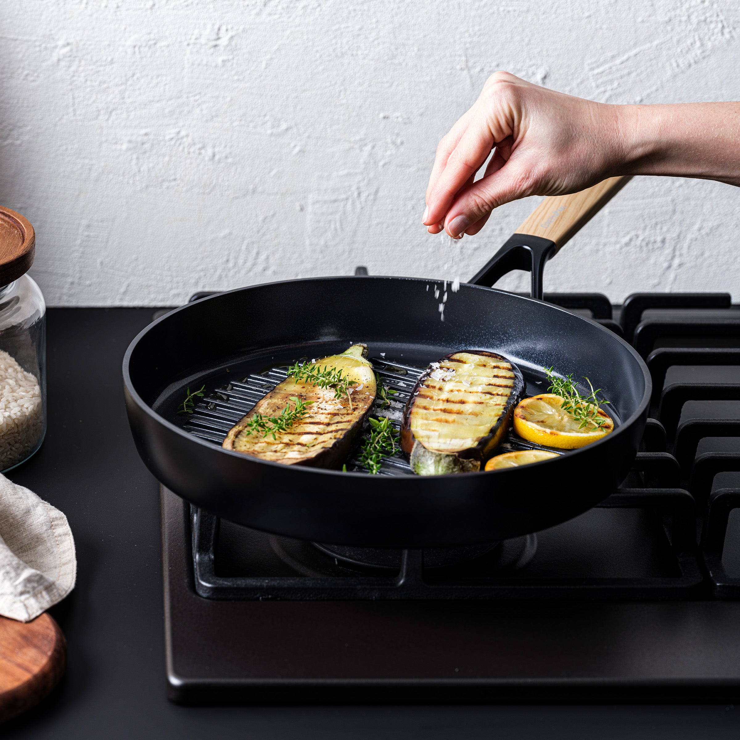 Eco-Smartshape Grillpfanne helles Holz 28cm