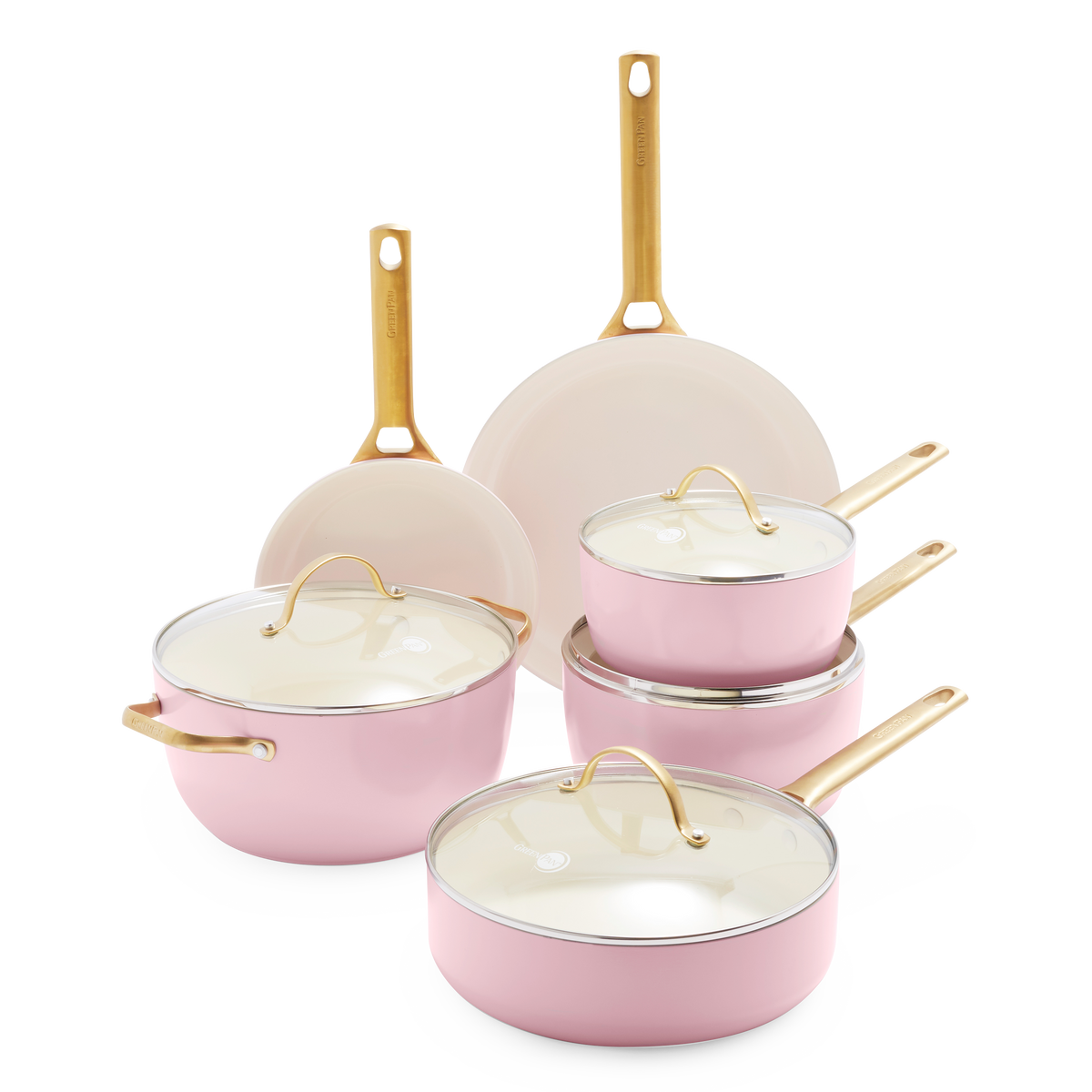 Padova Reserve Blush Pink 10-teiliges Pfannenset