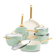 Padova Reserve Mintgreen 10-teiliges Kochgeschirrset