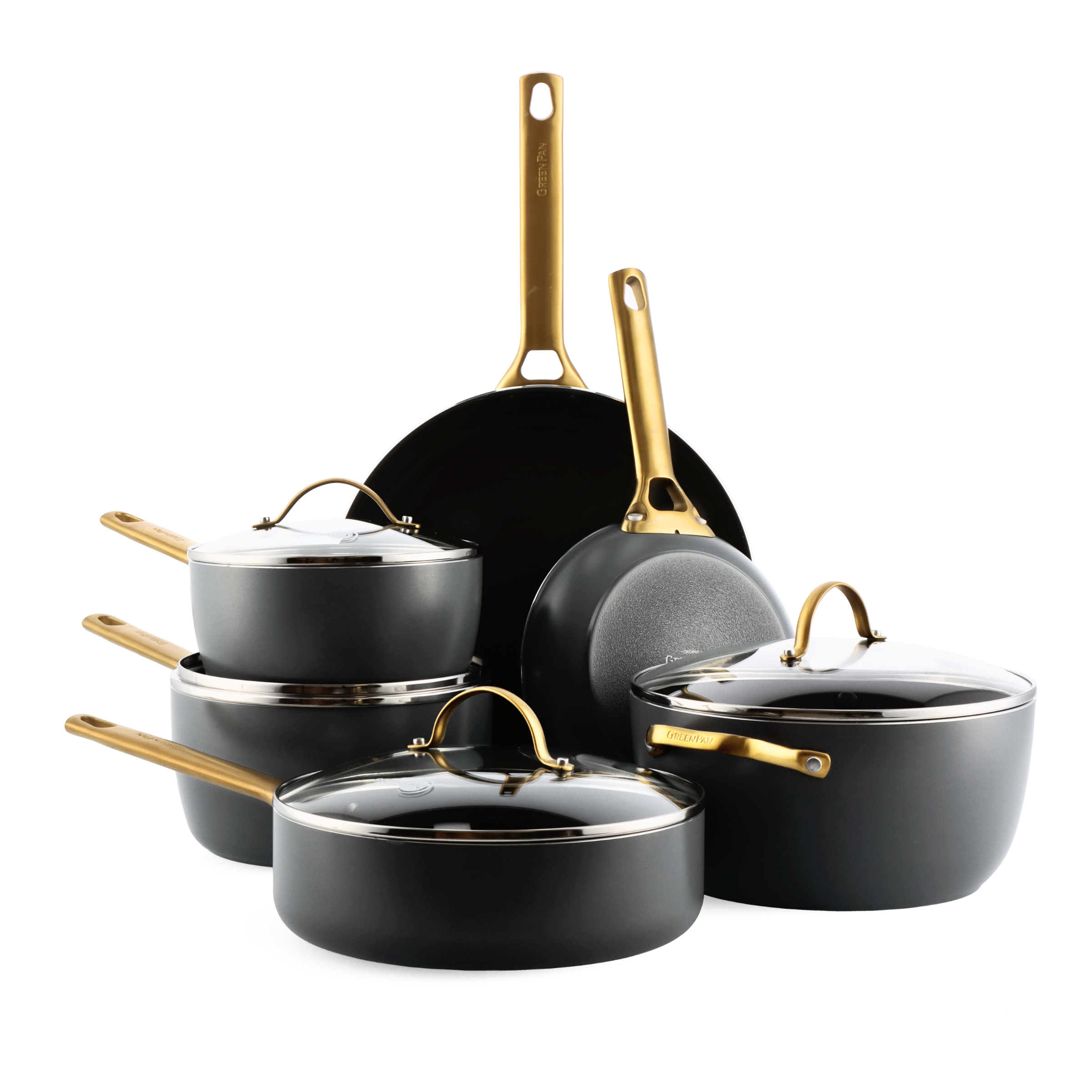 Padova Reserve Black 10-teiliges Kochgeschirrset