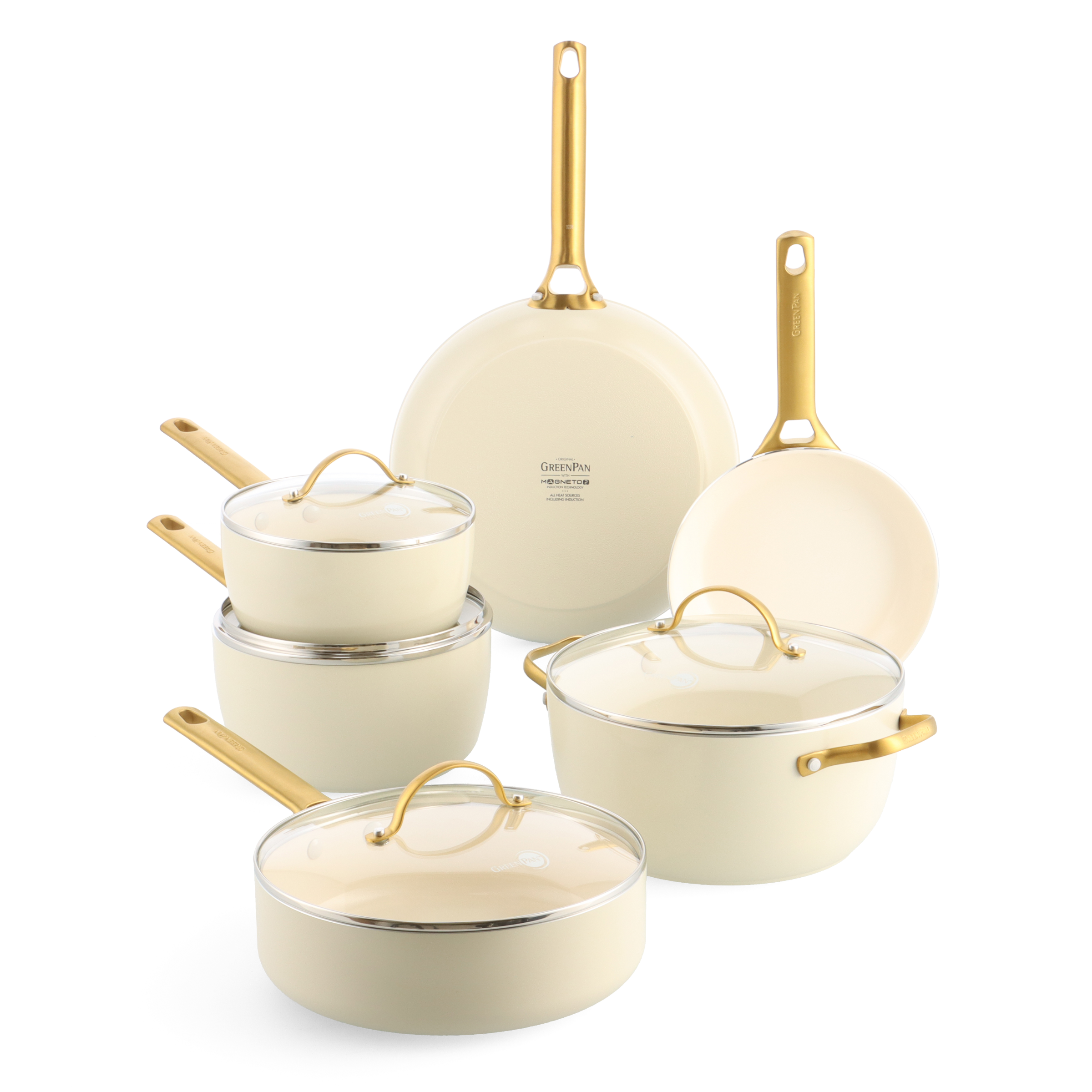 Padova Reserve Cream 10-teiliges Pfannenset