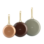 Shades 3-teiliges Bratpfannenset Terra