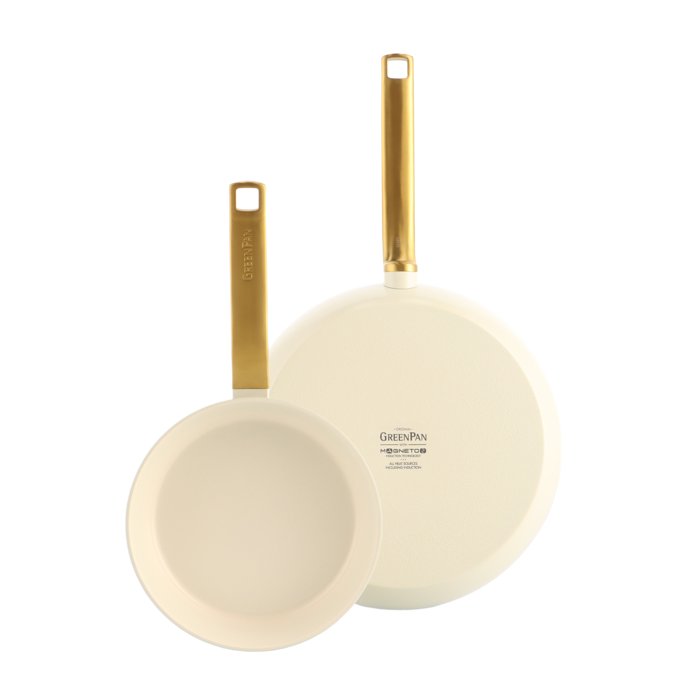 Evolution Cream Bratpfannensatz 2-teilig + Wok