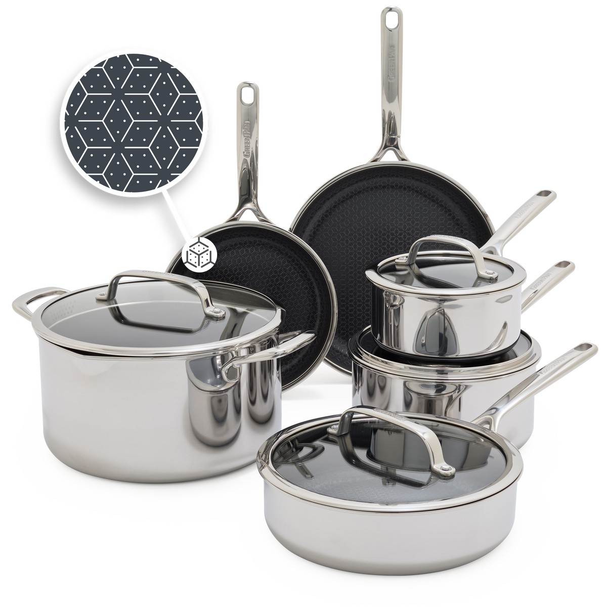 Spectra Hybrid 6-teiliges Set Silver