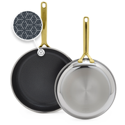 Spectra Hybrid 2-teiliges Bratpfannen Set Gold