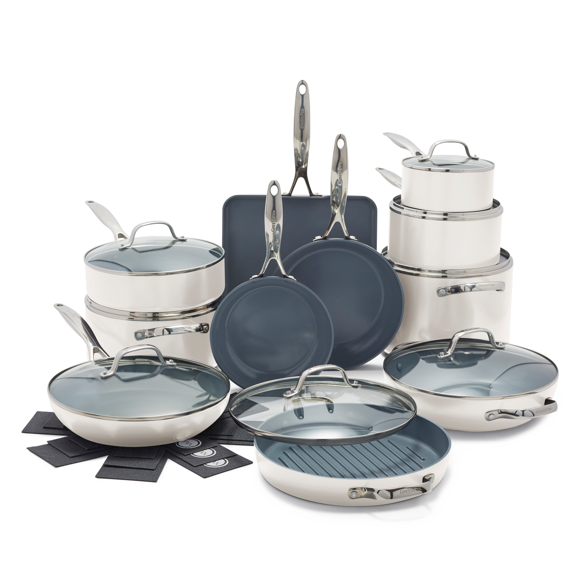 Valencia Pro 19-teiliges Set Cream