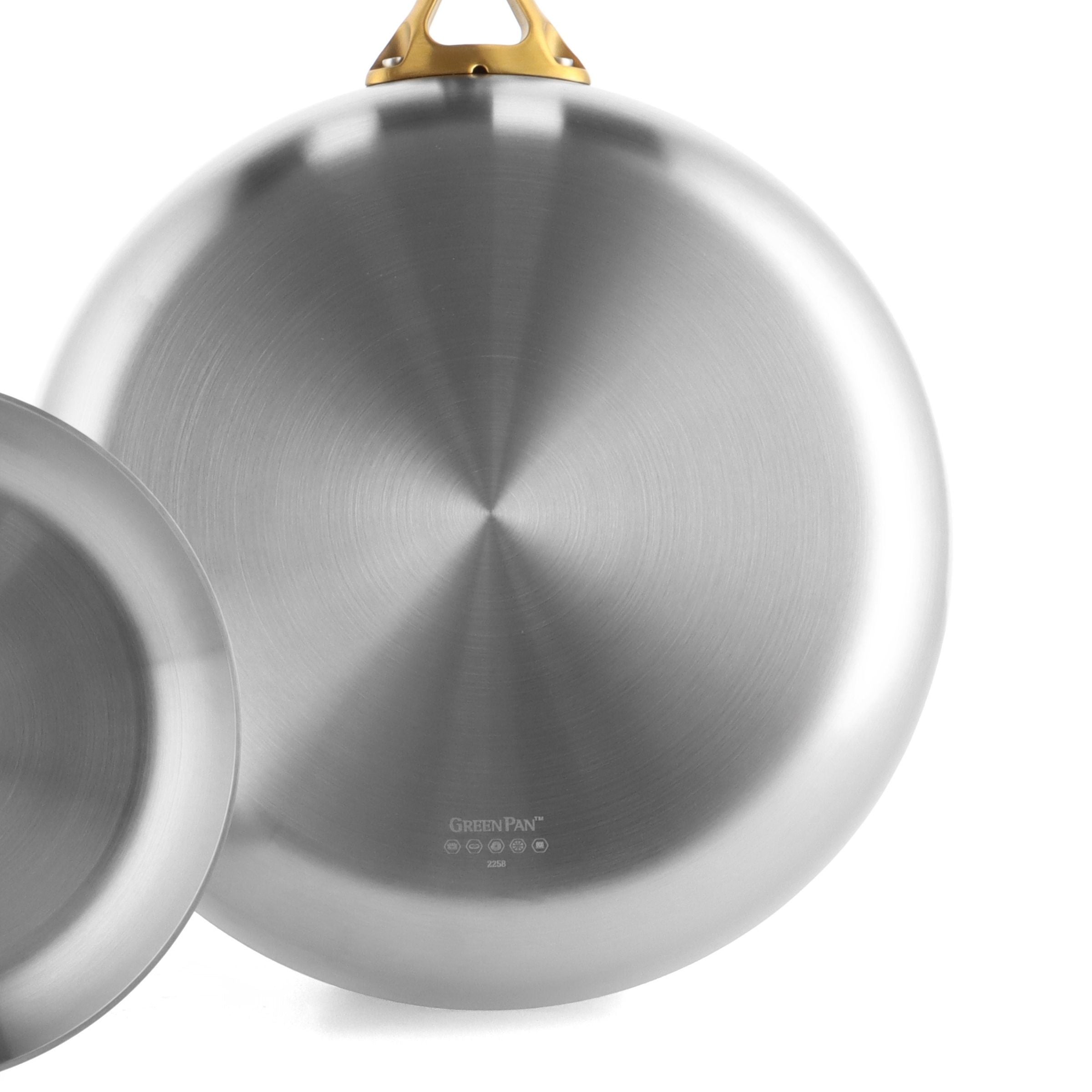 Padova Reserve 2-teiliges Pfannenset aus 3-lagigem Edelstahl