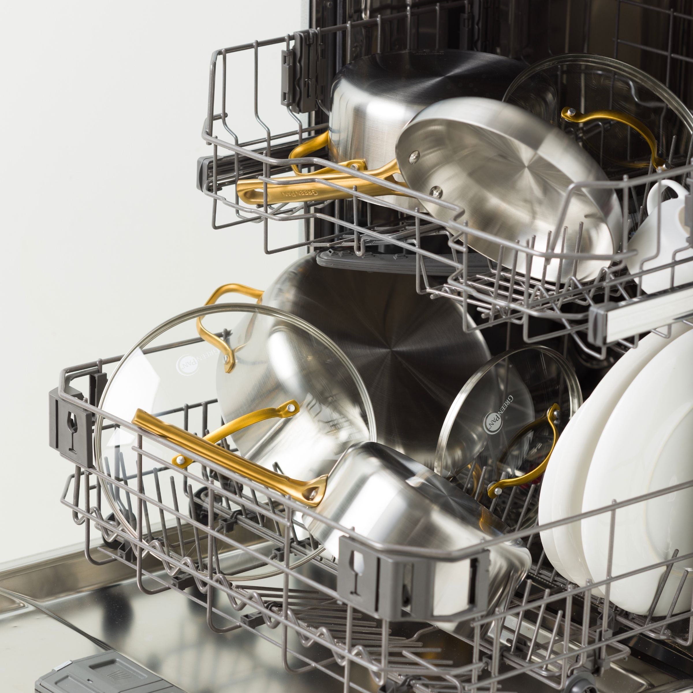 Padova Reserve 2-teiliges Pfannenset aus 3-lagigem Edelstahl