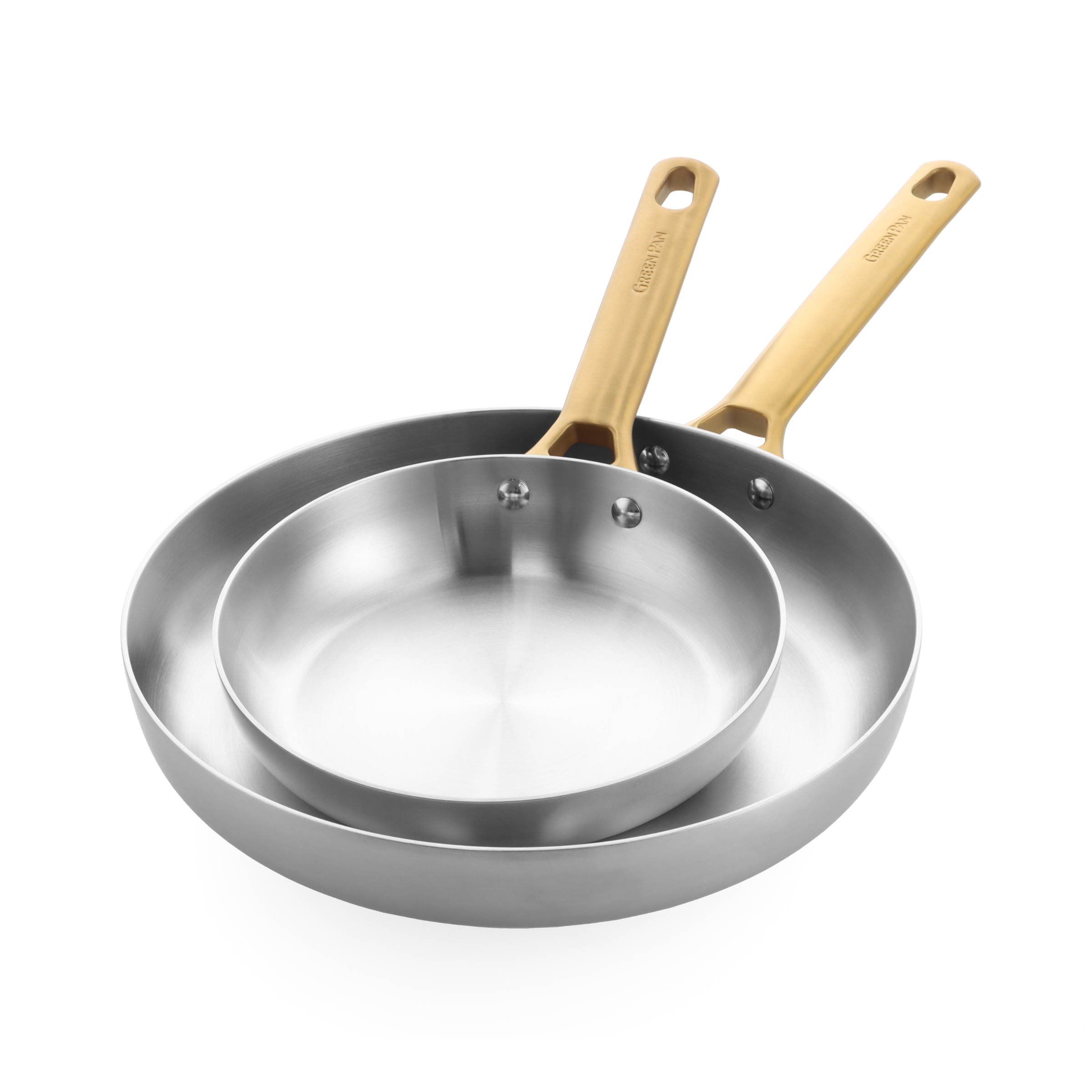 Padova Reserve 2-teiliges Pfannenset aus 3-lagigem Edelstahl