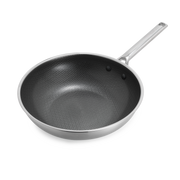 Apex Thermobond Hybrid Wok 24 cm 3-lagiger Edelstahl für perfekte Ergebnisse