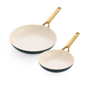 Padova Reserve Pine Green 2-teiliges Bratpfannenset