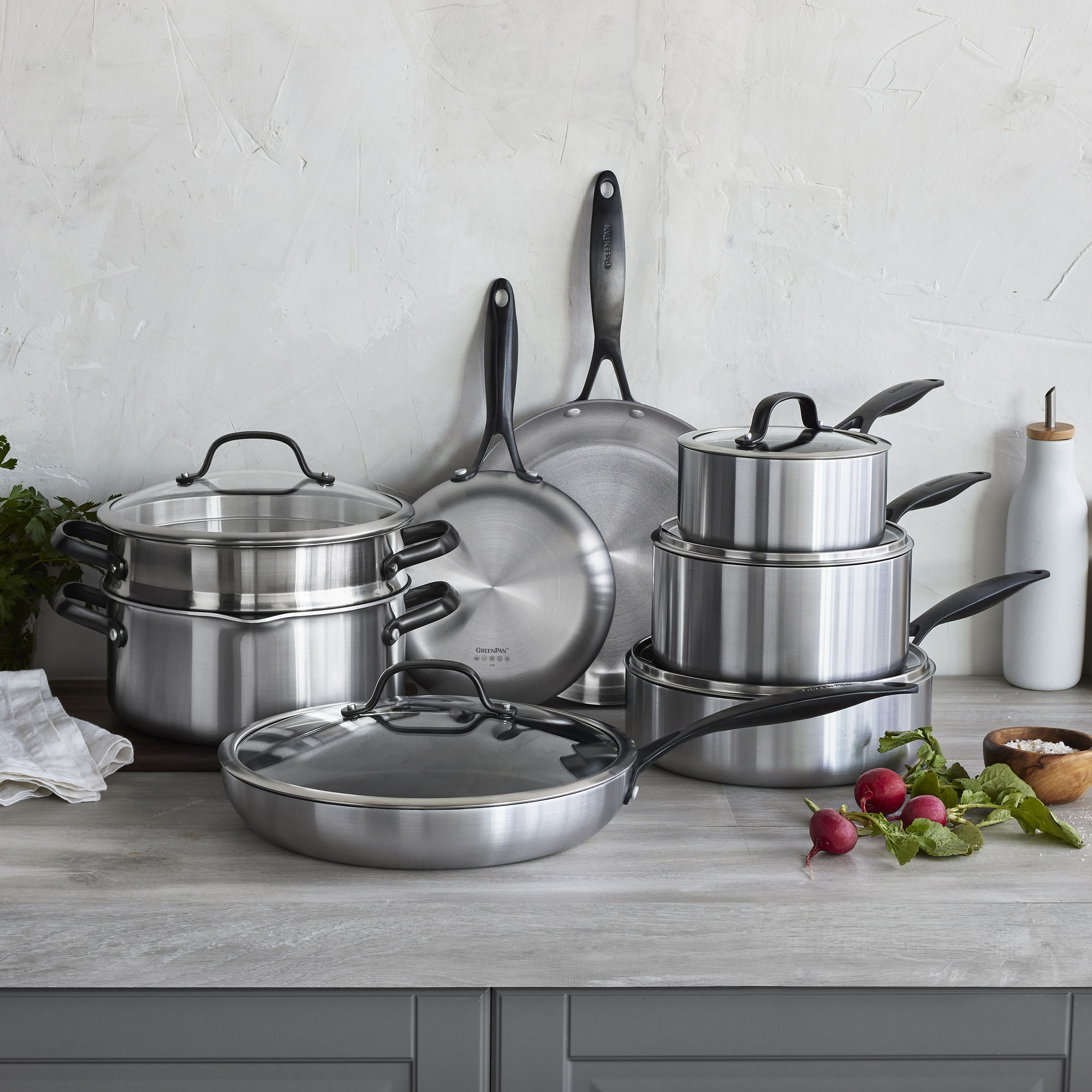 Venice Pro Noir 14-teiliges Set + Utensilien