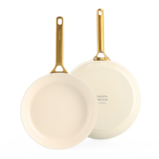 Padova Pro Cream 2-teiliges Bratpfannen Set ( 24 + 28 cm )