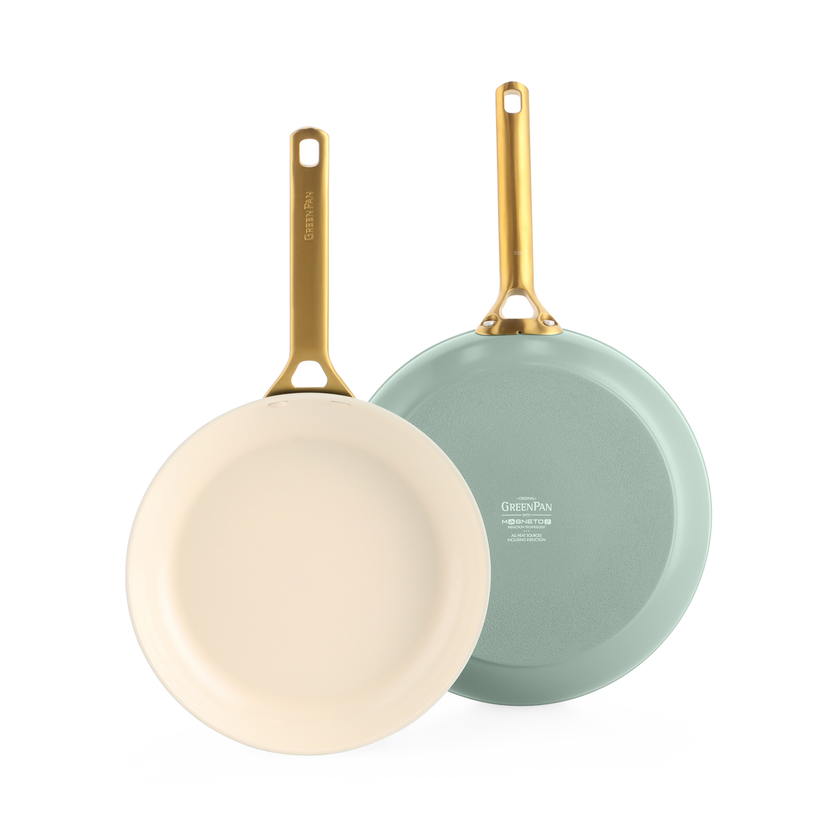 Padova Pro Green 2-teiliges Bratpfannen Set ( 24 + 28 cm )