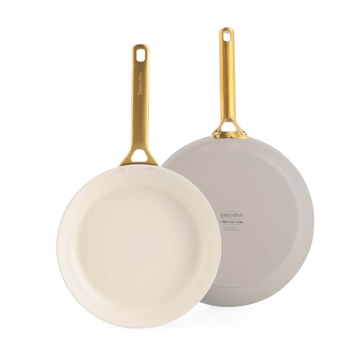 Padova Pro Taupe 2-teiliges Bratpfannen Set ( 24 + 28 cm )