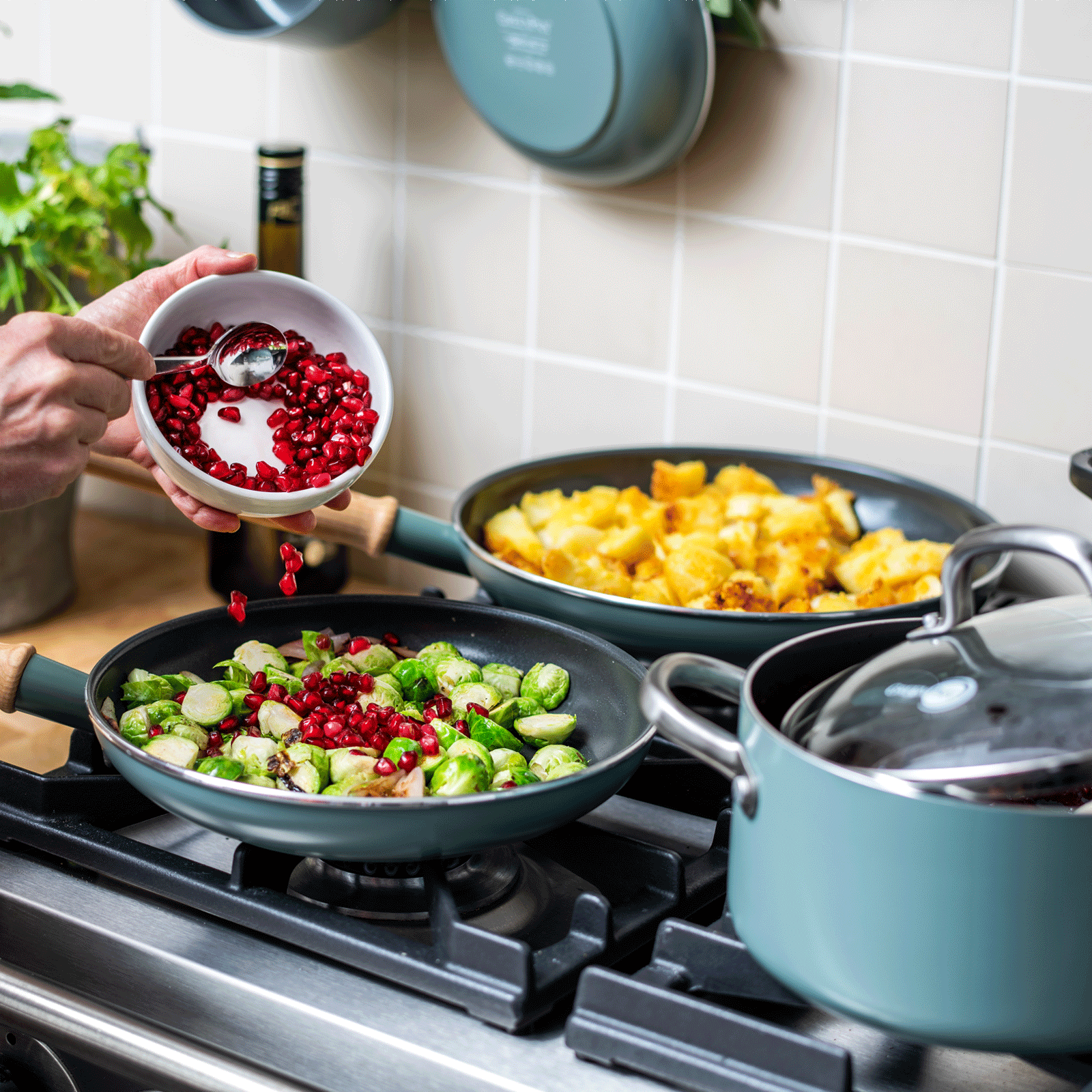 Mayflower 9-Teiliges Set mit keramischer Antihaftbeschichtung