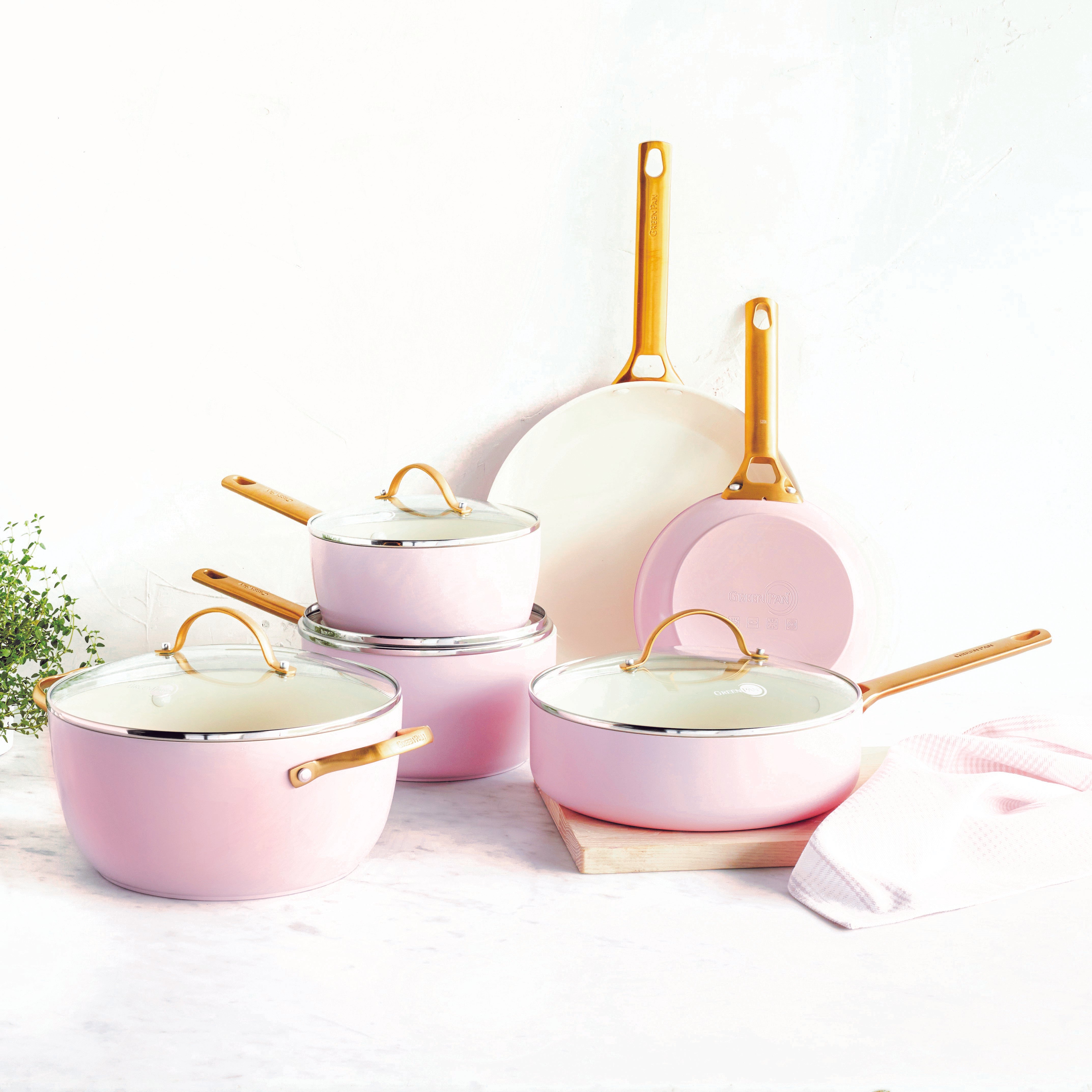 Padova Reserve Blush Pink 10-teiliges Pfannenset