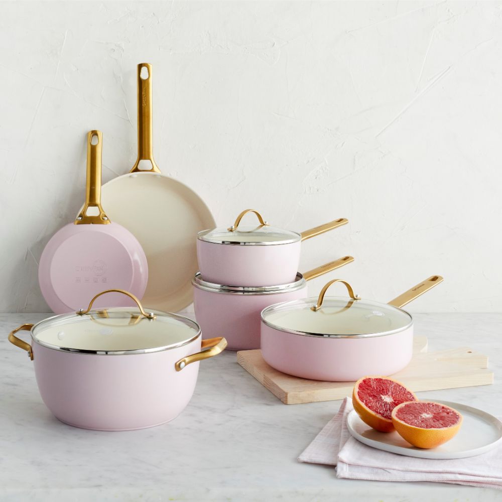 Padova Reserve Blush Pink 10-teiliges Pfannenset