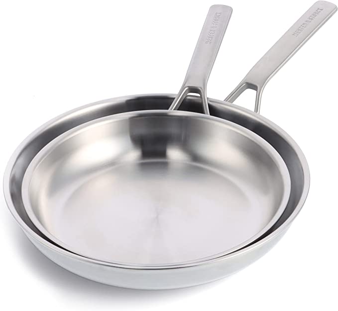 Merten & Storck 2-tlg. Edelstahl-Pfannenset 26 cm + 30 cm
