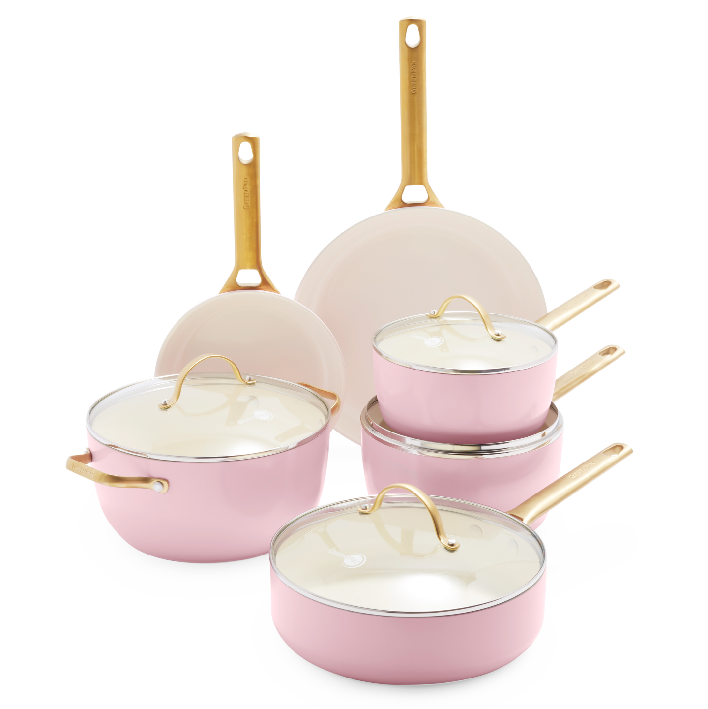 Padova Reserve Blush Pink 10-teiliges Pfannenset