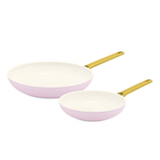 Padova Reserve Blush Pink 2-teiliges Bratpfannenset