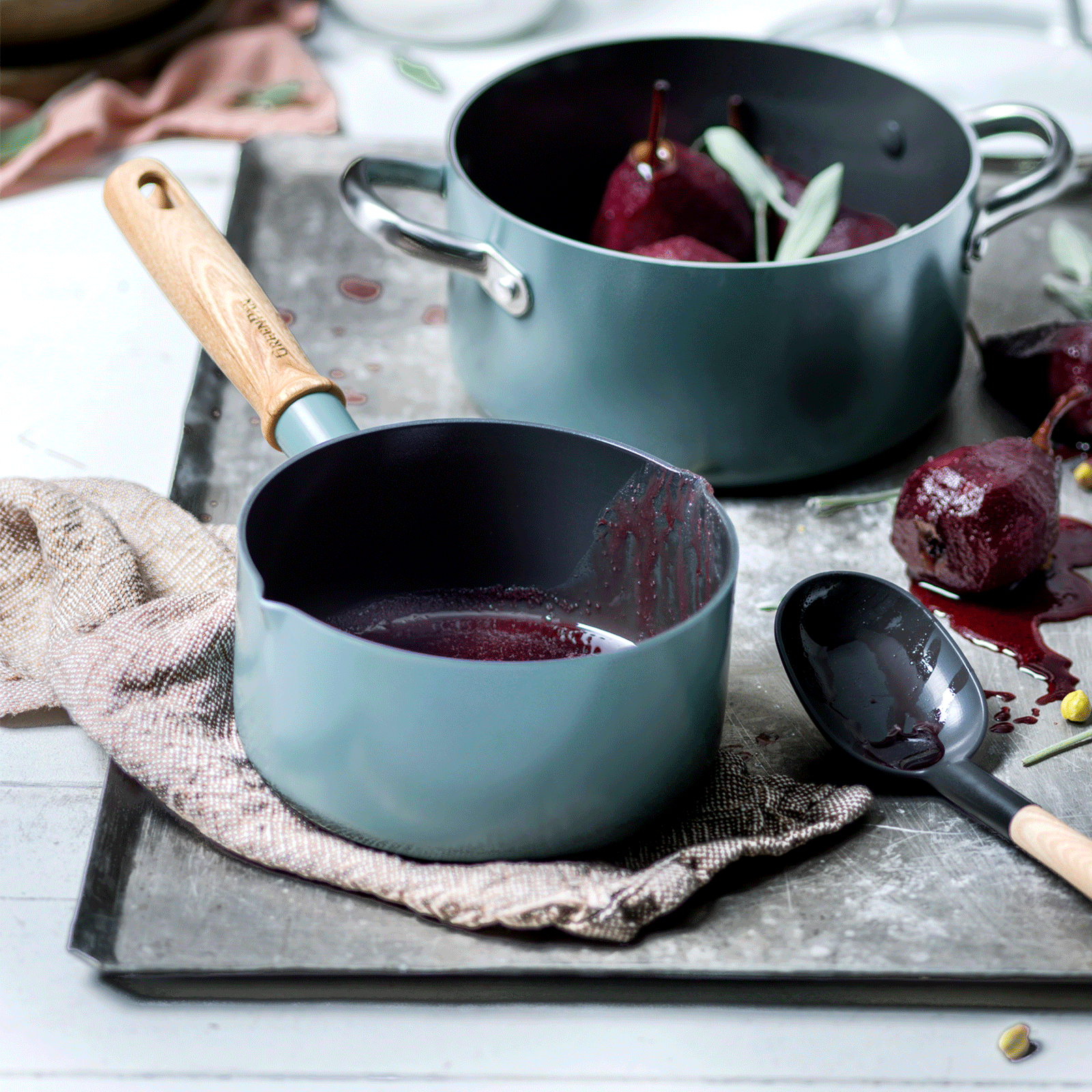 Mayflower Keramik-Topfset mit Antihaftbeschichtung, 6-teilig