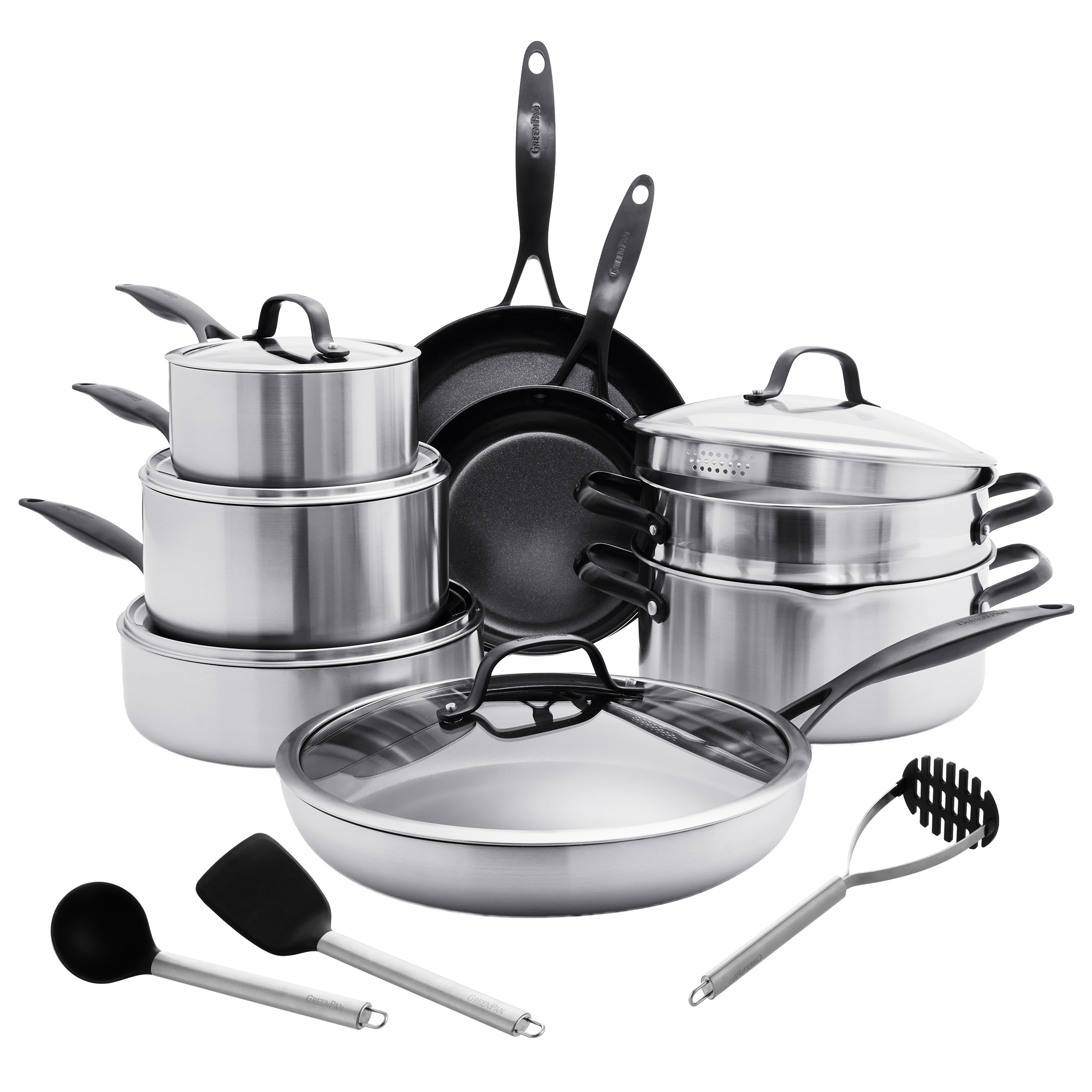 Venice Pro Noir 13-teiliges Set + Utensilien