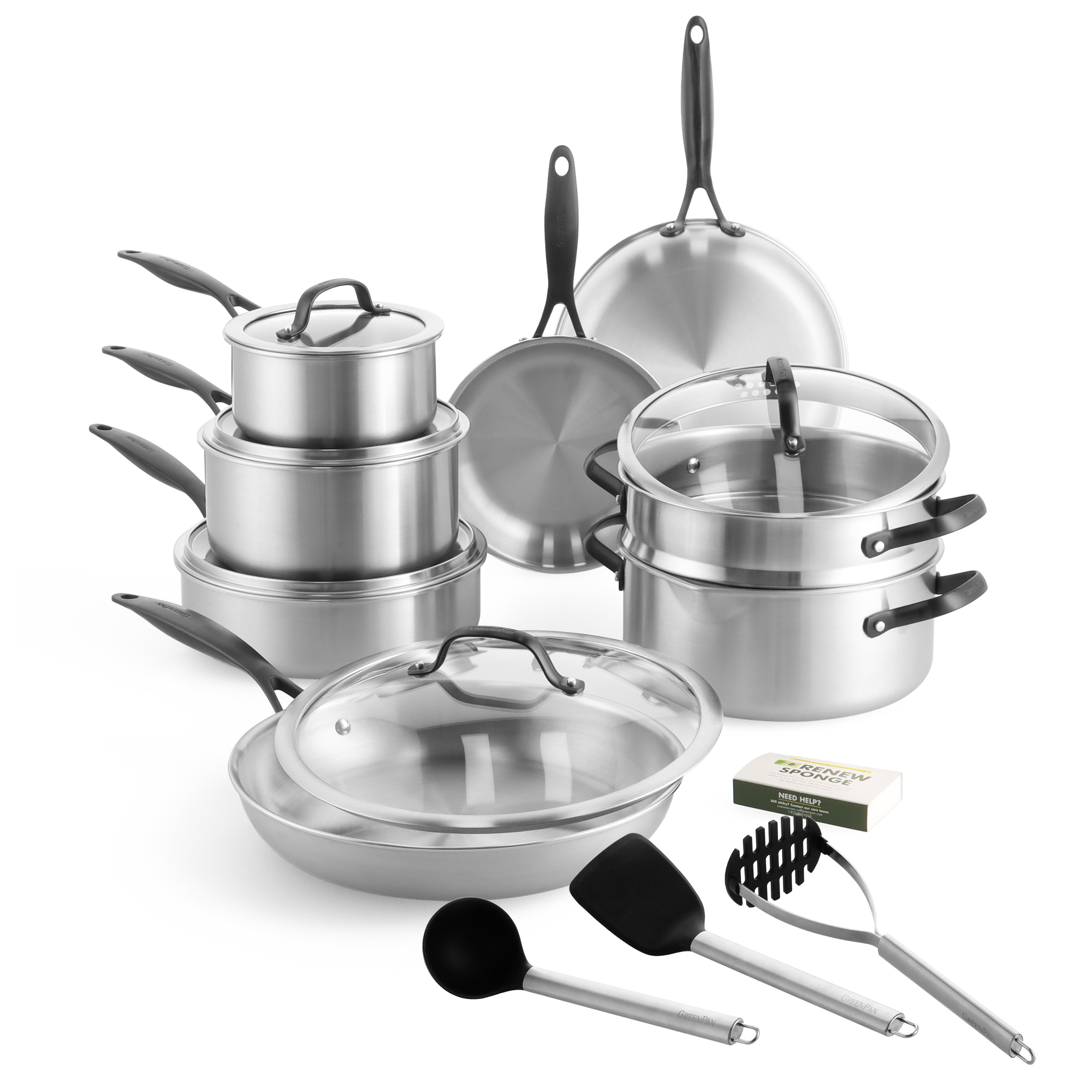 Venice Pro Noir 14-teiliges Set + Utensilien