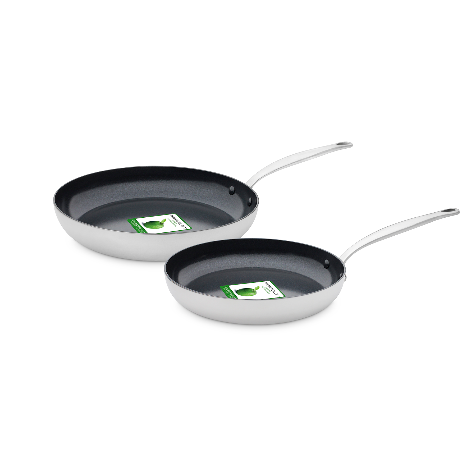 Barcelona Evershine Bratpfanne-set + Wok
